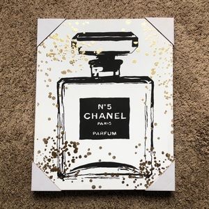 COCO CHANEL N°5 Paris Fragrance Fashion Print RARE